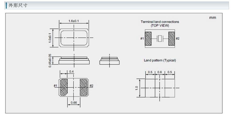 NX1610SA晶振規(guī)格書