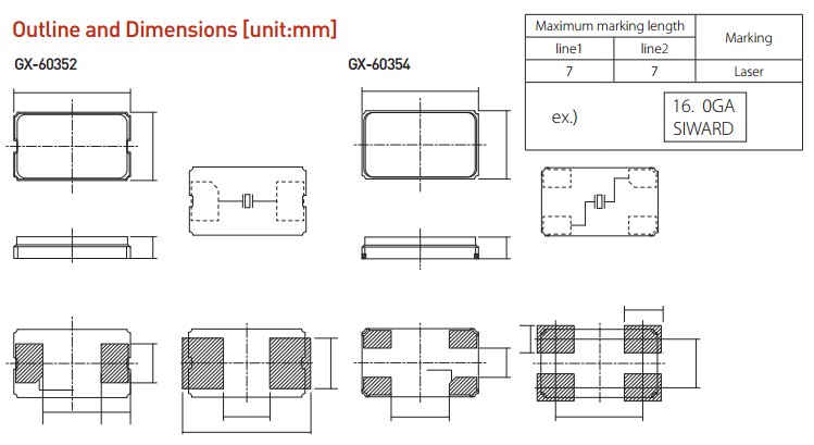 GX-60352晶振規(guī)格書