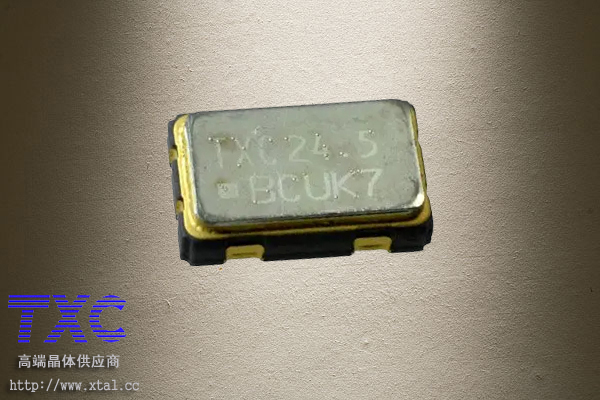 24.576MHz有源晶振,7C24500002,TXC晶振,3.3V,20PPM,5032封裝