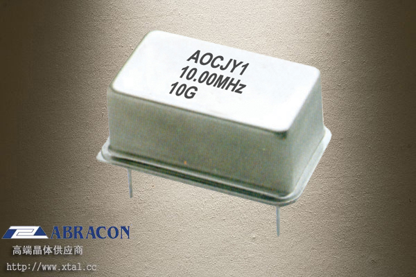 AOCJY1-10.000MHZ,10MHz壓控恒溫晶振,VCOCXO晶振,Abracon艾博康晶振,3.3V,±50ppb