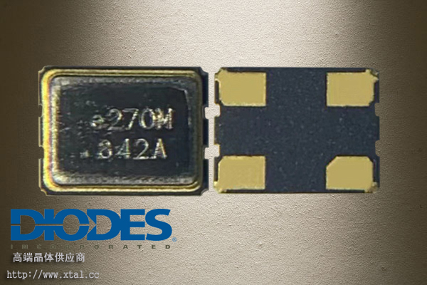 HX3127001Q,27MHz有源車載晶振,DIODES美臺(tái)晶振,2.8V,25PPM,-40°C ~ 105°C